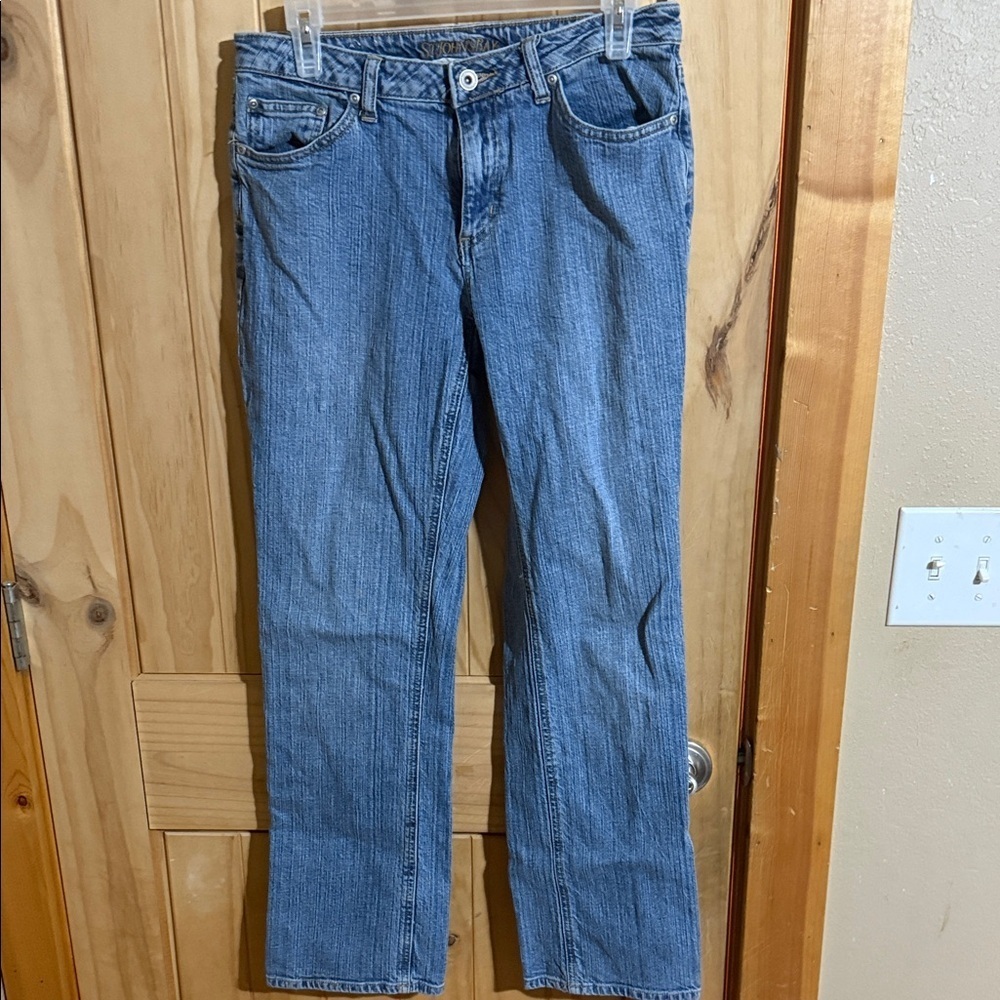 St. John's Bay Blue Straight Leg Jeans